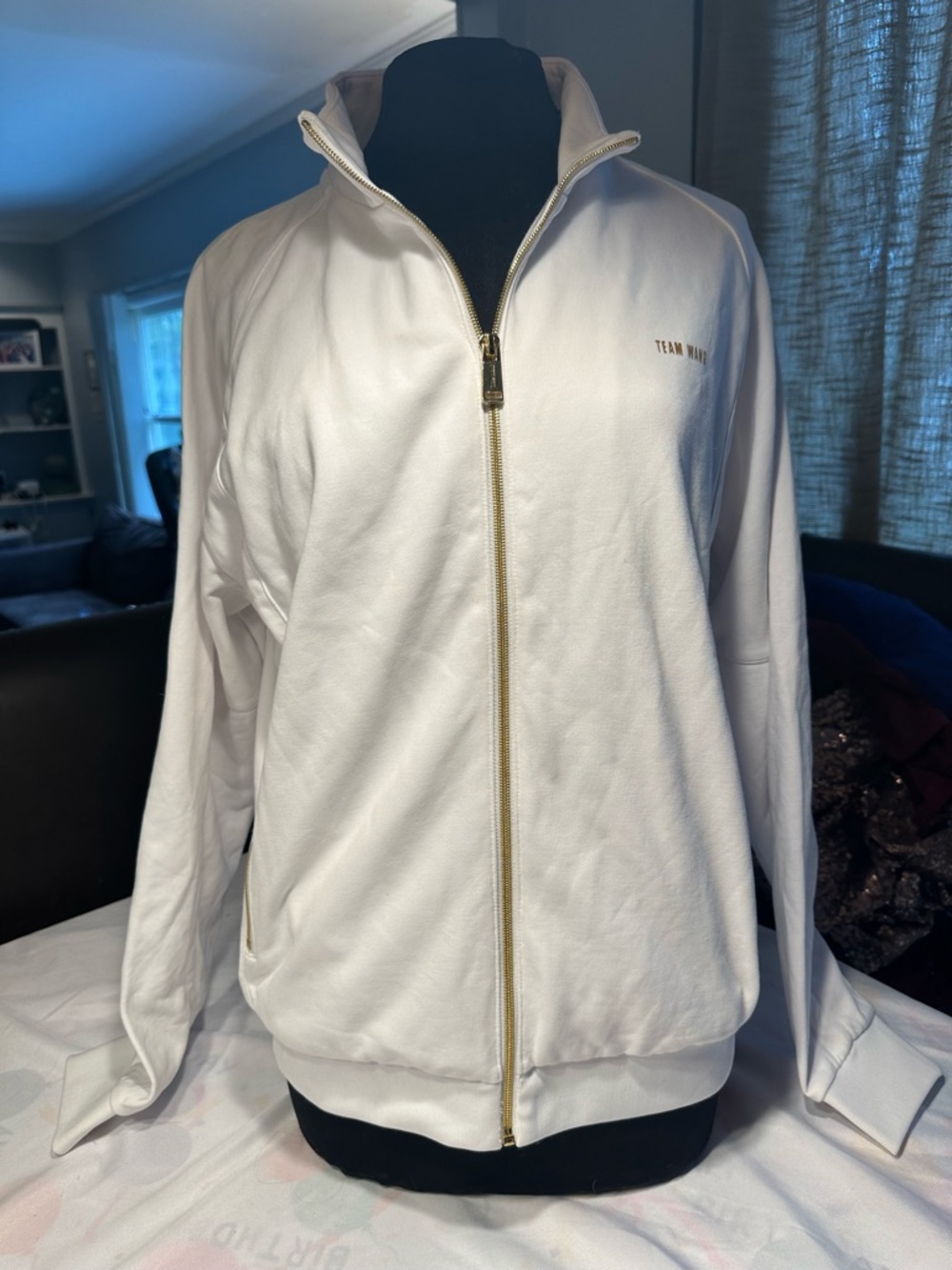 Team Wang zip-up jacket a size 1 ( med/lg) EUC
